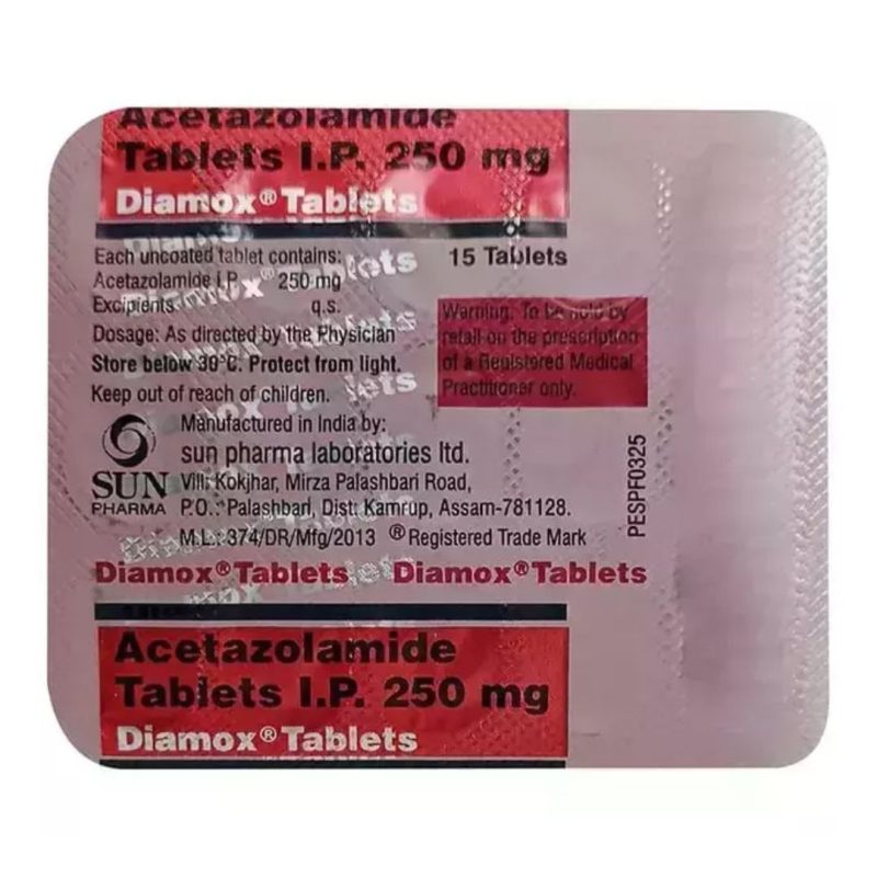 Acetazolamide 250mg Tablet