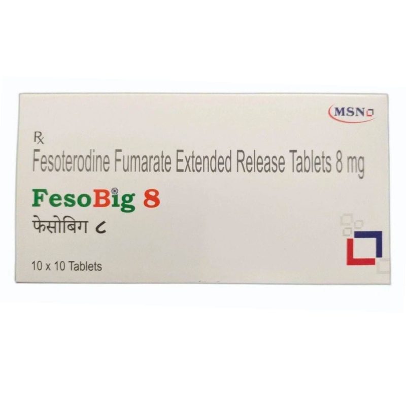 Fesoterodine 8mg Tablet