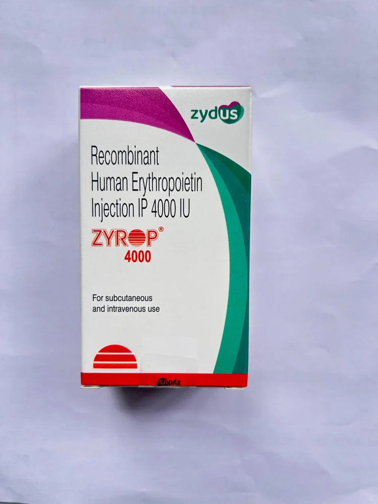 Zyrop 4000 IU Injection Erythropoietin Alfa